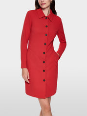 Textured Stretch Aurora Red Dress