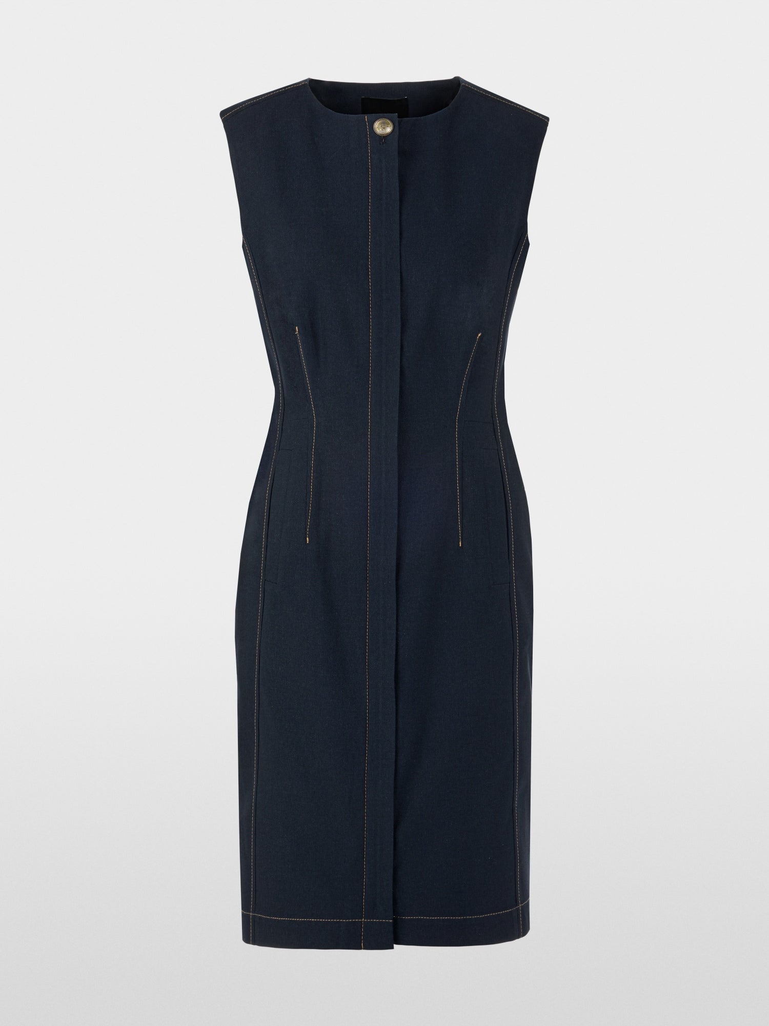 Denim-look dress