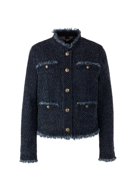 Vintage Indigo Tweed Jacket