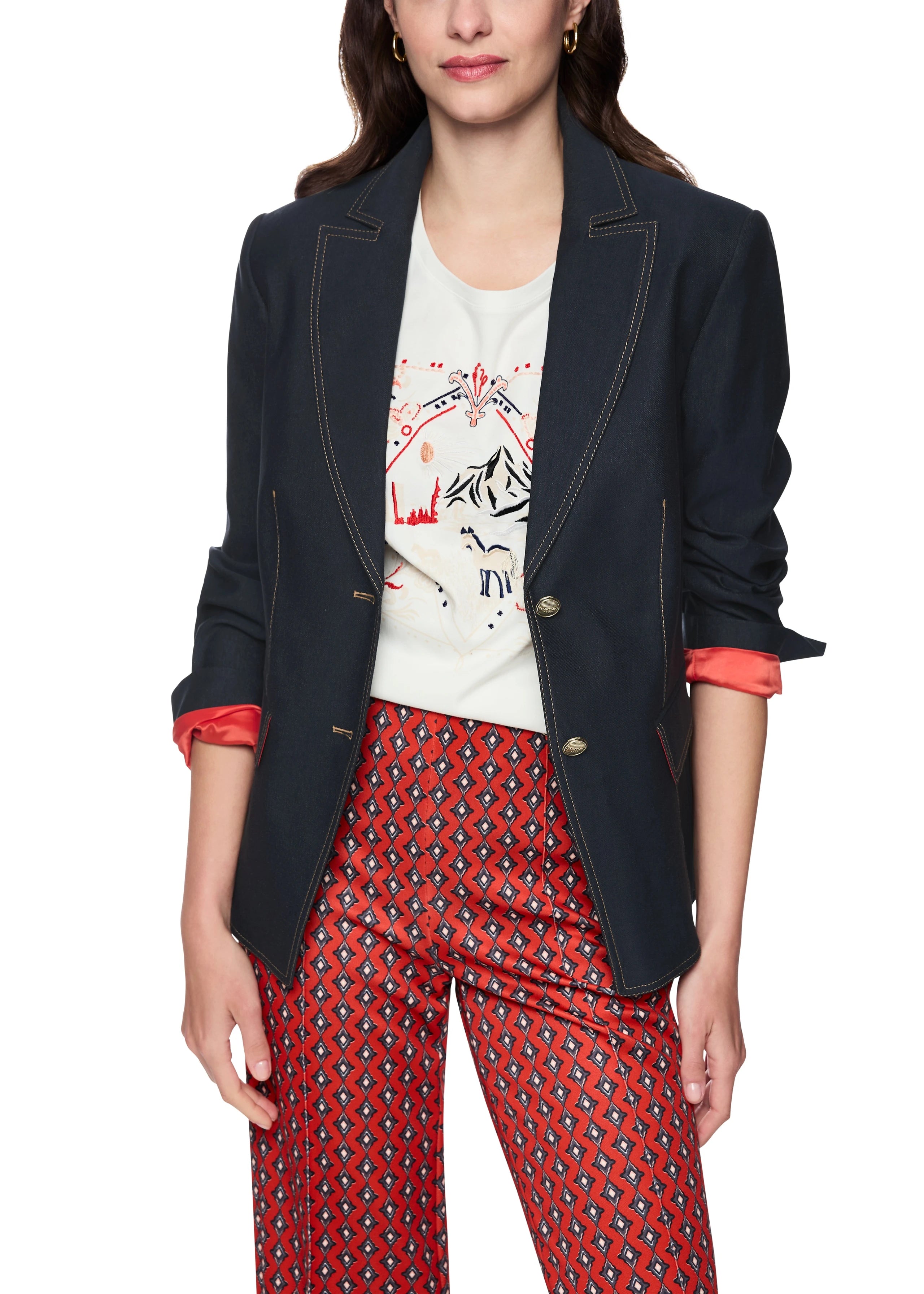 Denim-look Blazer