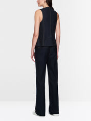 Denim-Look Waistcoat