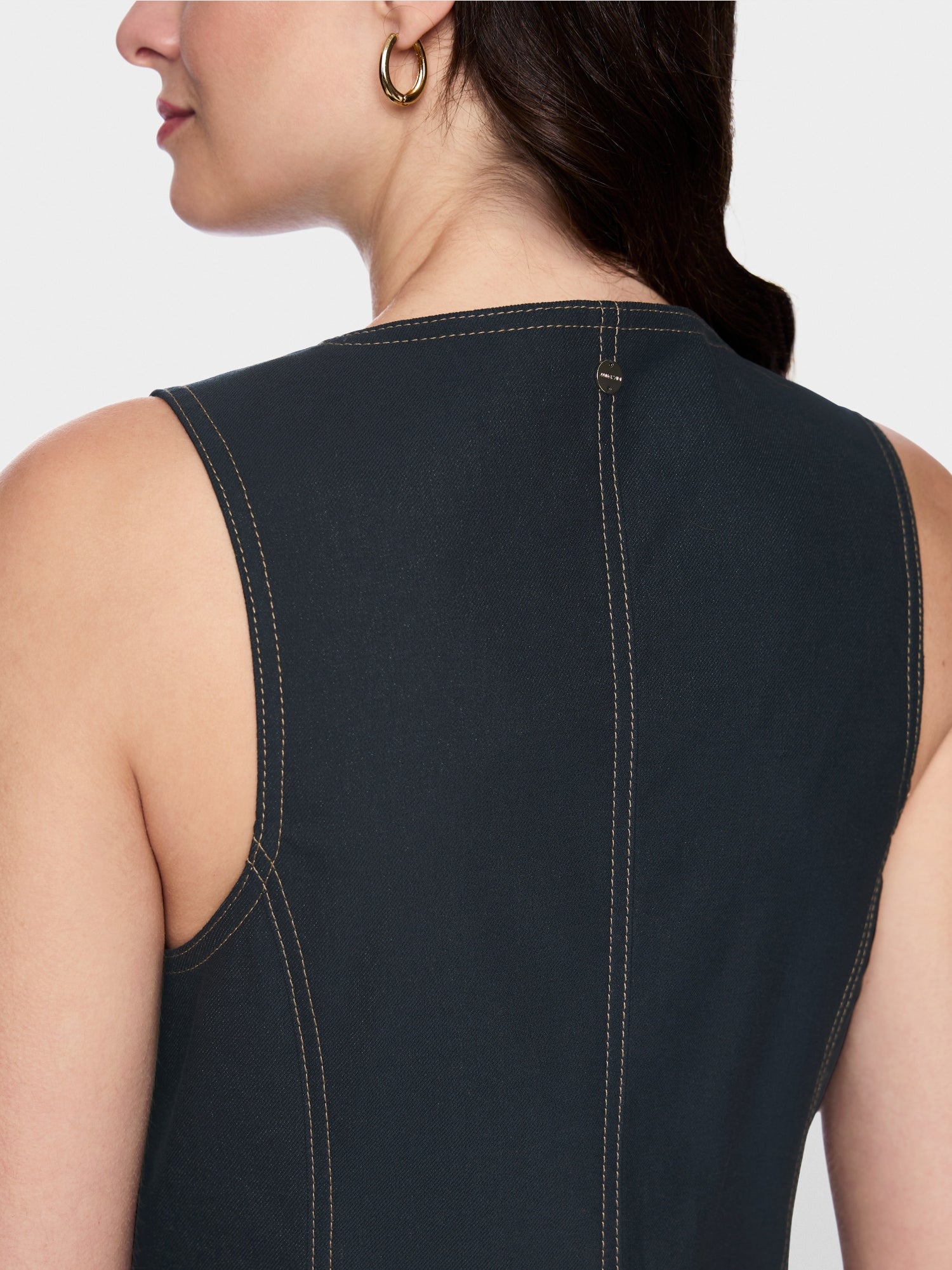 Denim-Look Waistcoat