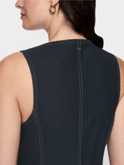 Denim-Look Waistcoat