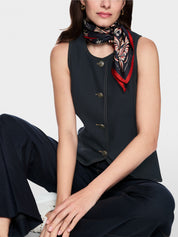 Denim-Look Waistcoat