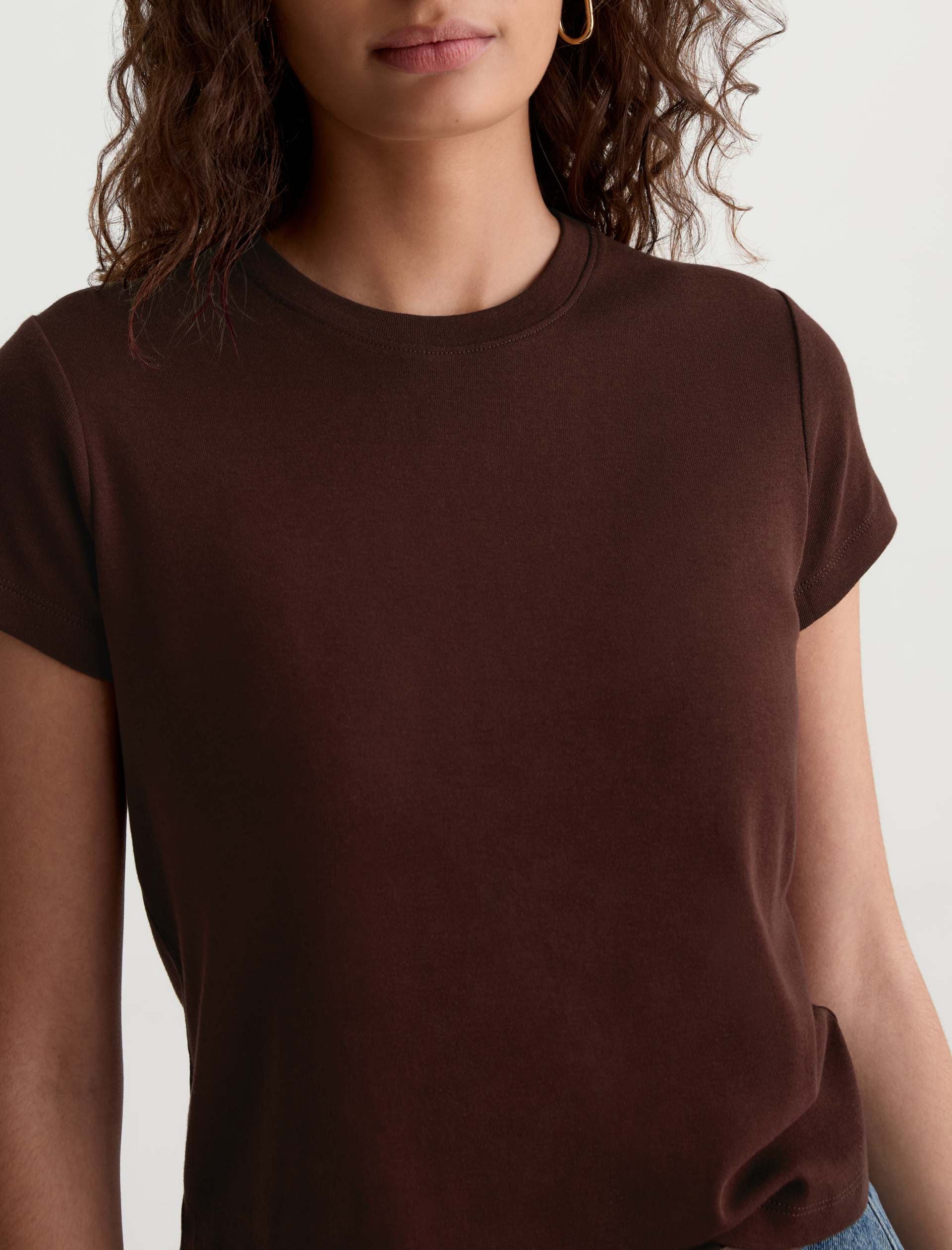 Sadie Crew Wood Brown