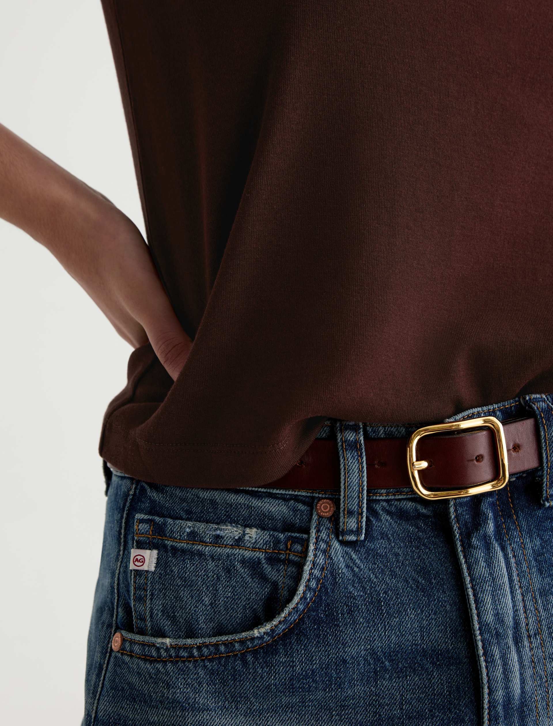 Sadie Crew Wood Brown
