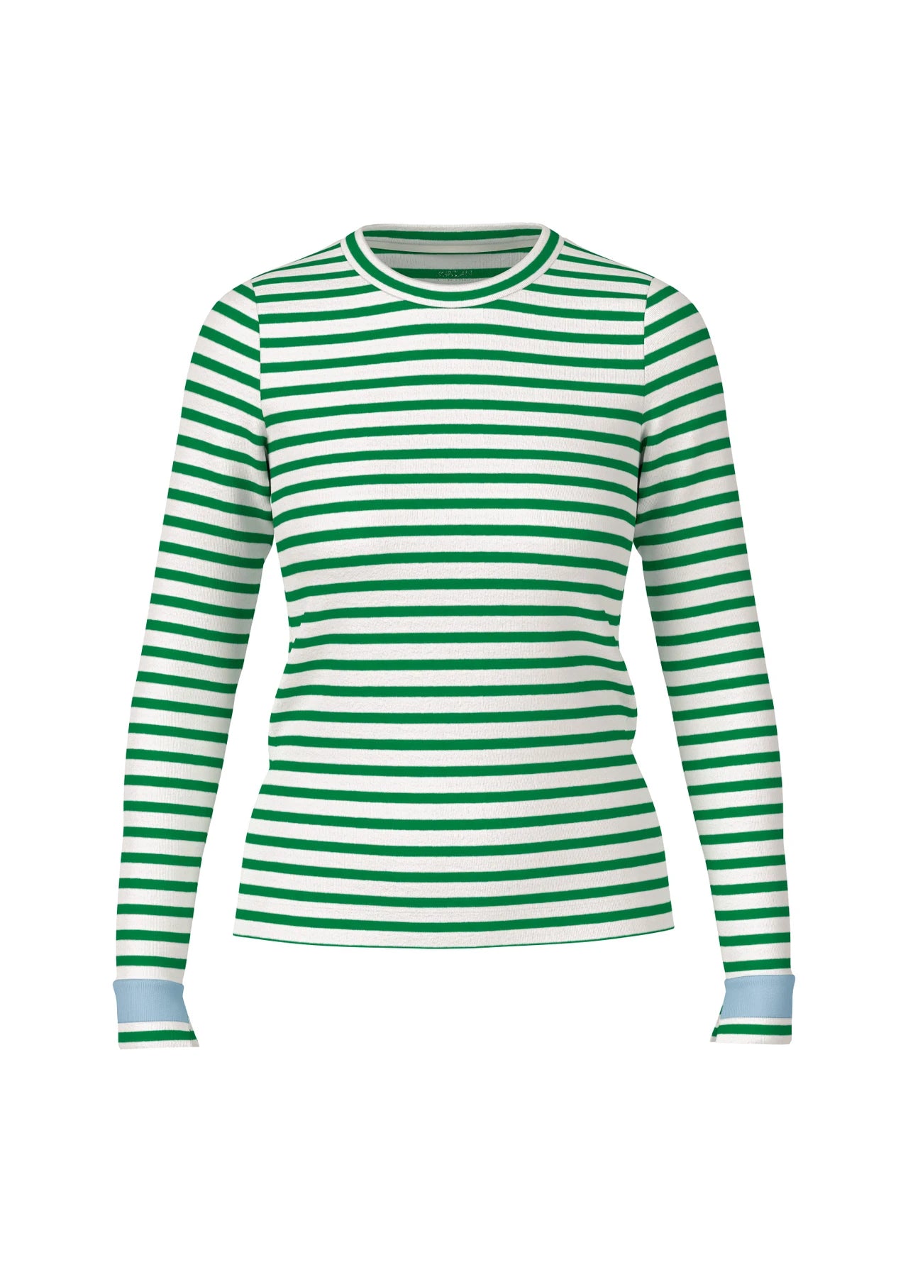 Bright Emerald New Slim-Fit Striped Shirt