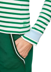 Bright Emerald New Slim-Fit Striped Shirt