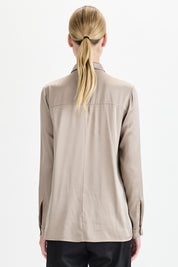 Classic Silk Satin Shirt