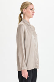 Classic Silk Satin Shirt