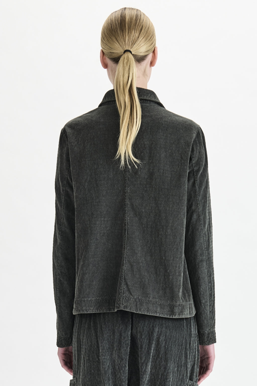 Green Cord Relaxed Jacket