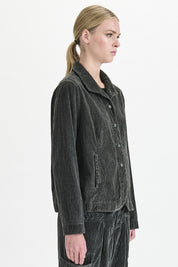 Green Cord Relaxed Jacket