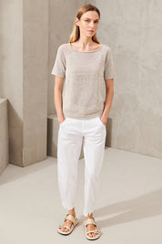 Raglan Short Sleeve Knit