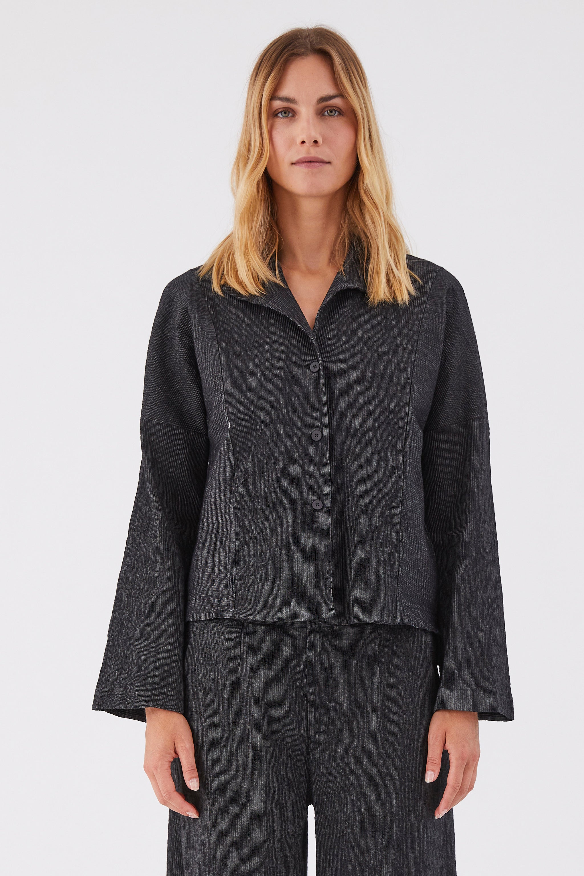 Stripe Jacket Black
