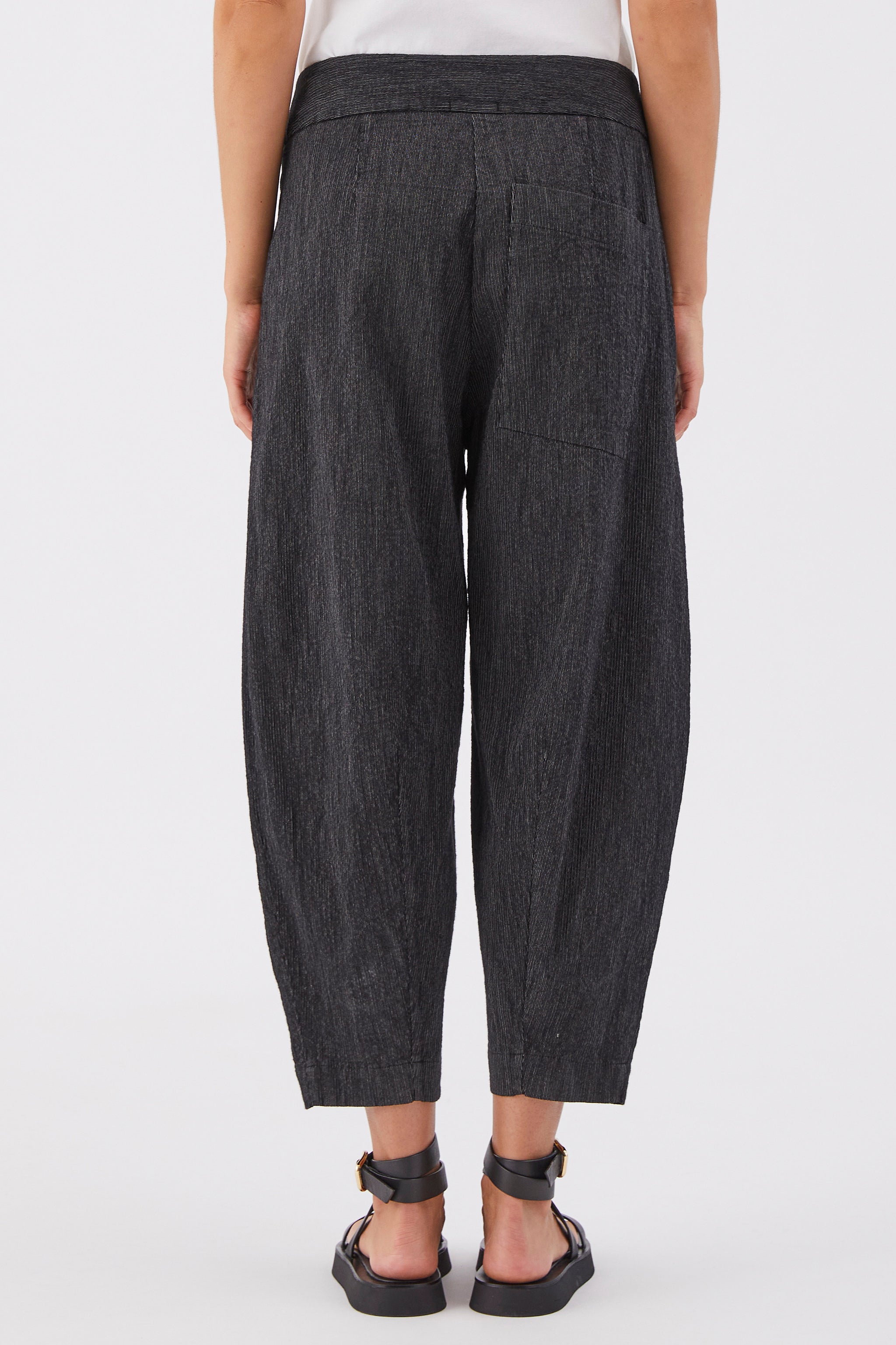 Stripe Pant Black