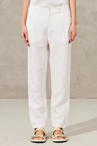 Linen slim pant