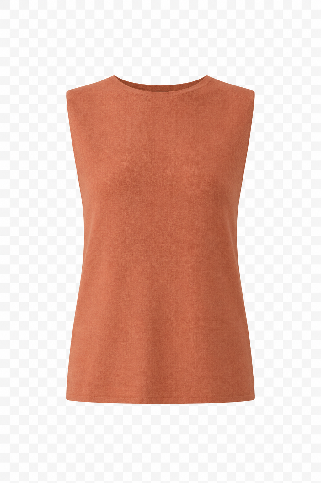 Grip Earth Brown S/Less Knit Top