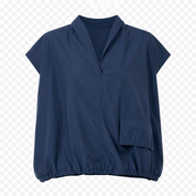 Sal Navy Drawstring Top
