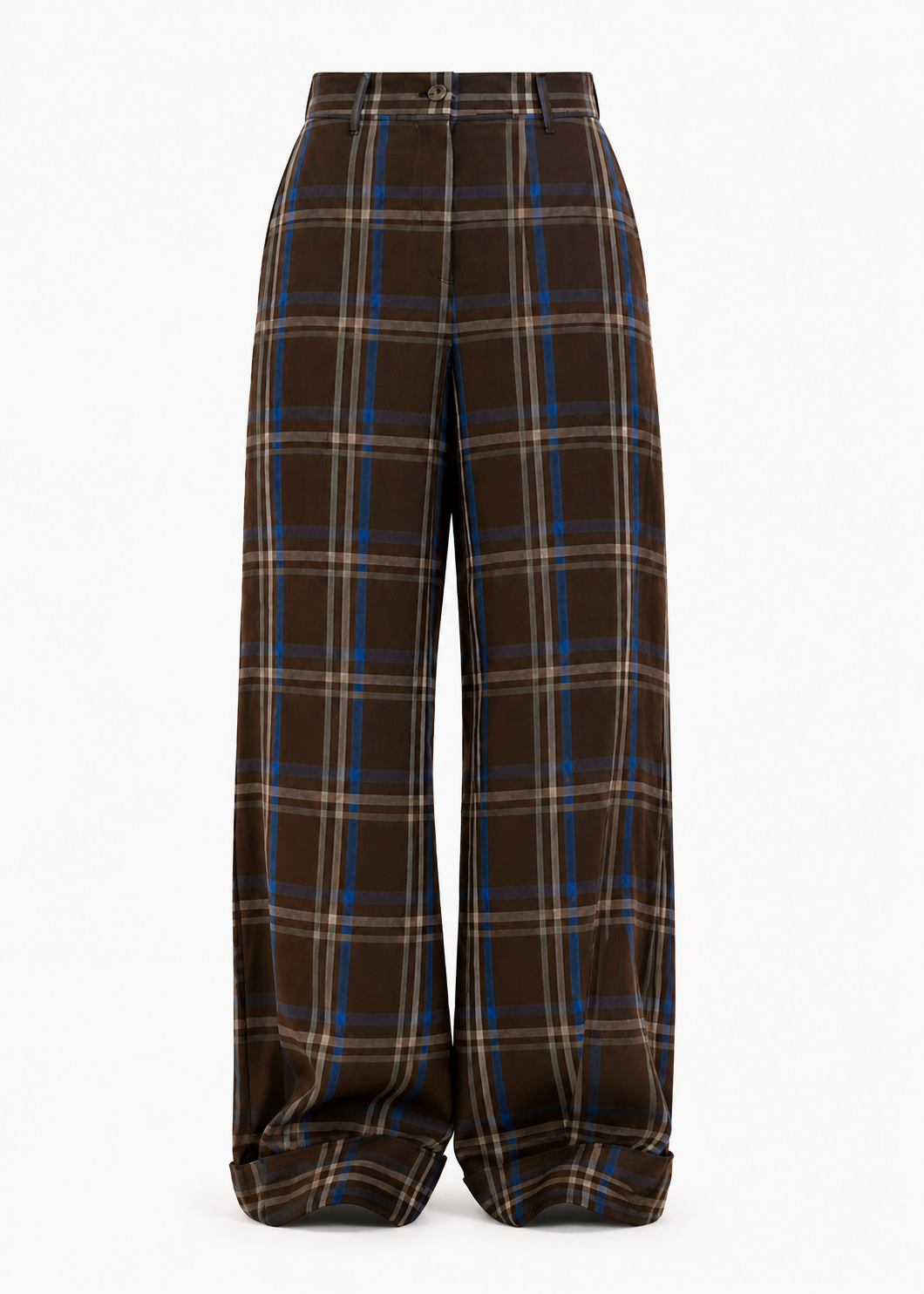 Laos Checked Twisted Pant