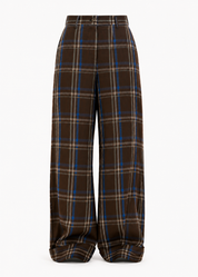Laos Checked Twisted Pant