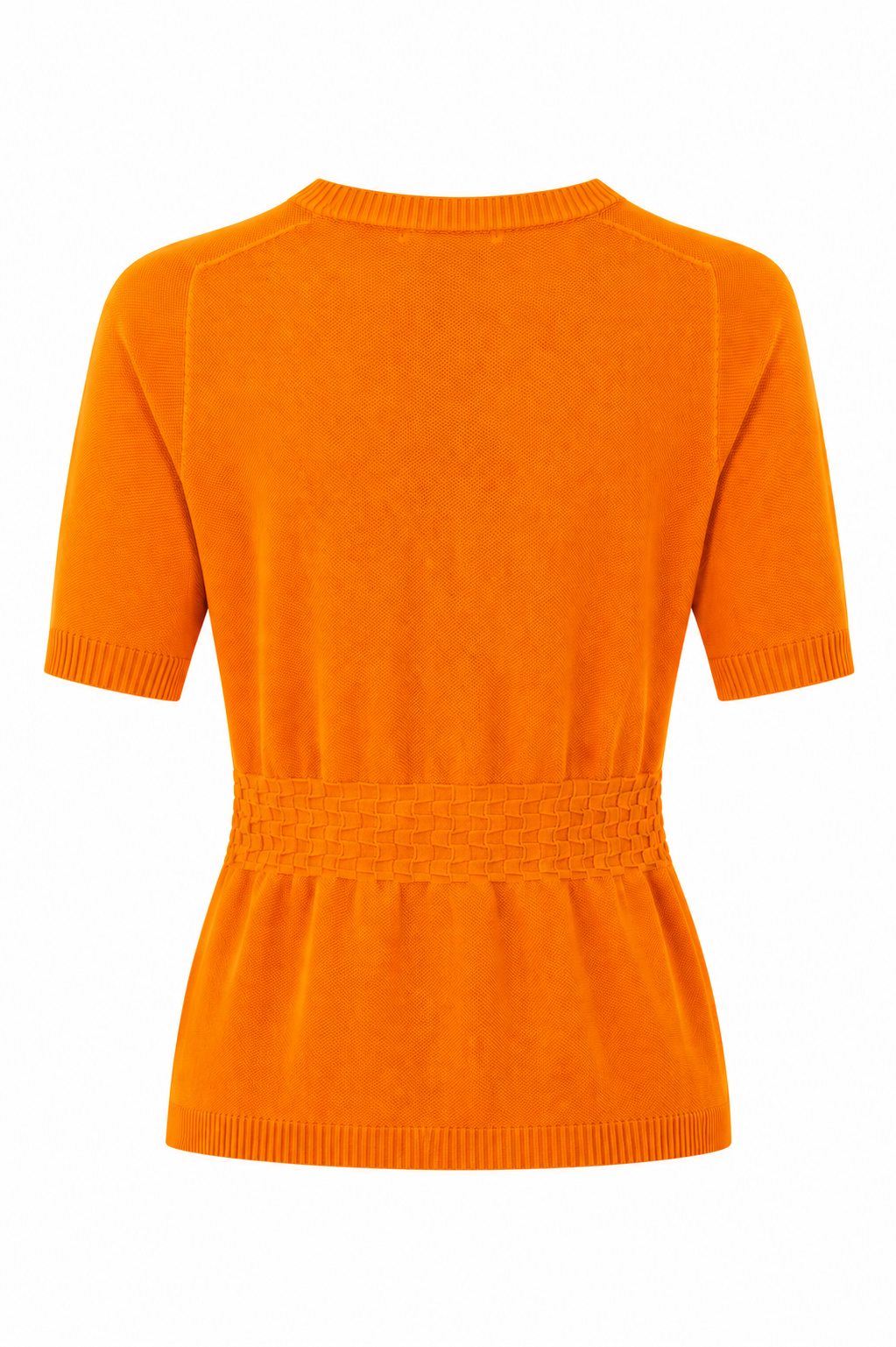Bar Orange S/S Cotton Knit