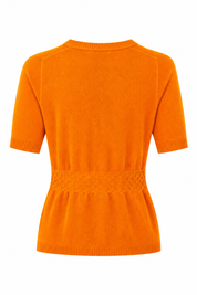 Bar Orange S/S Cotton Knit