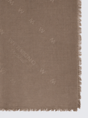 Cedro Jacquard Fringe Scarf Camel