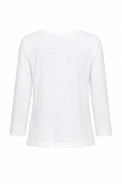 3/4 Sleeve T-shirt White