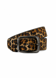 Belt Brown Leopard Print