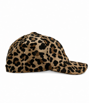 Cap Brown Leopard Print