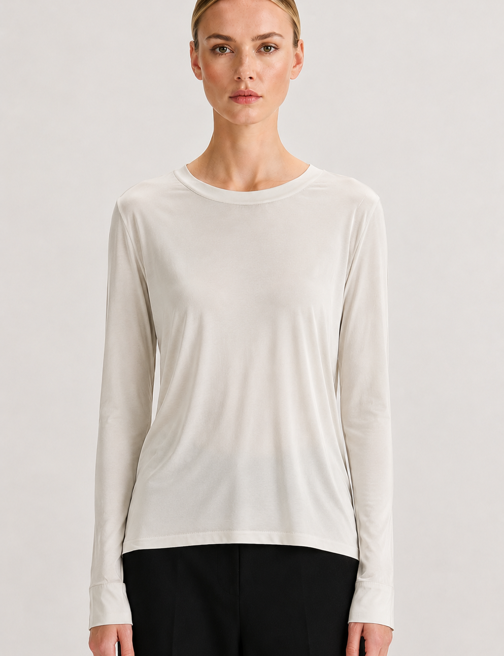 Long Sleeved Modal T-Shirt
