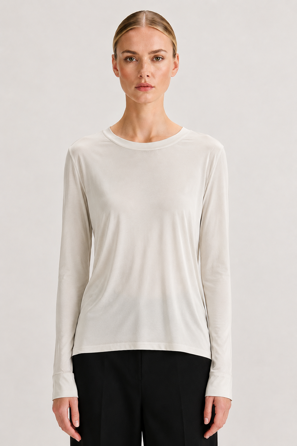 Long Sleeved Modal T-Shirt