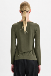 Long Sleeved Modal T-Shirt
