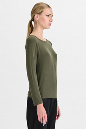 Long Sleeved Modal T-Shirt