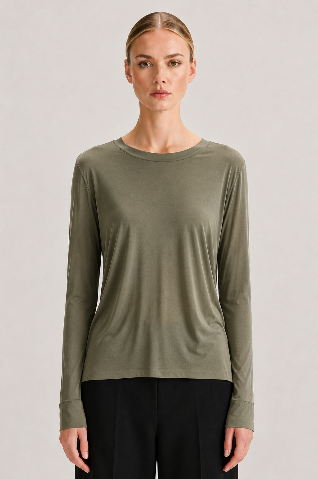 Long Sleeved Modal T-Shirt
