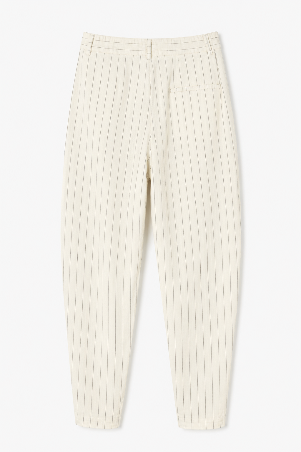Pinstripe signature pant sand