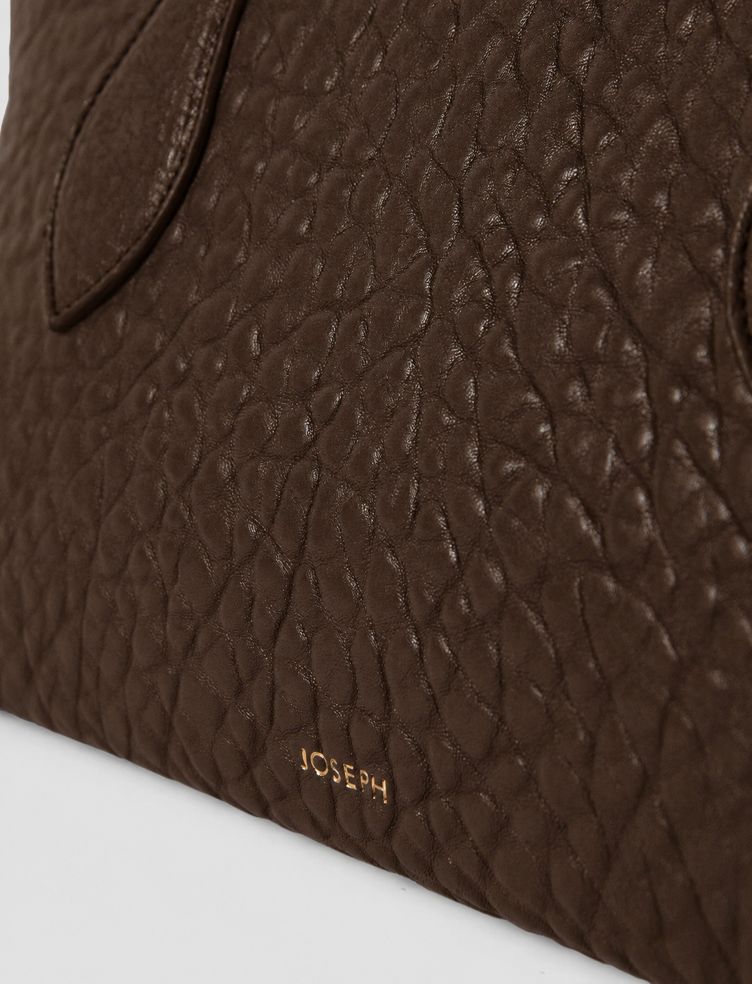 Loaf Pebble Leather Bag Chocolate