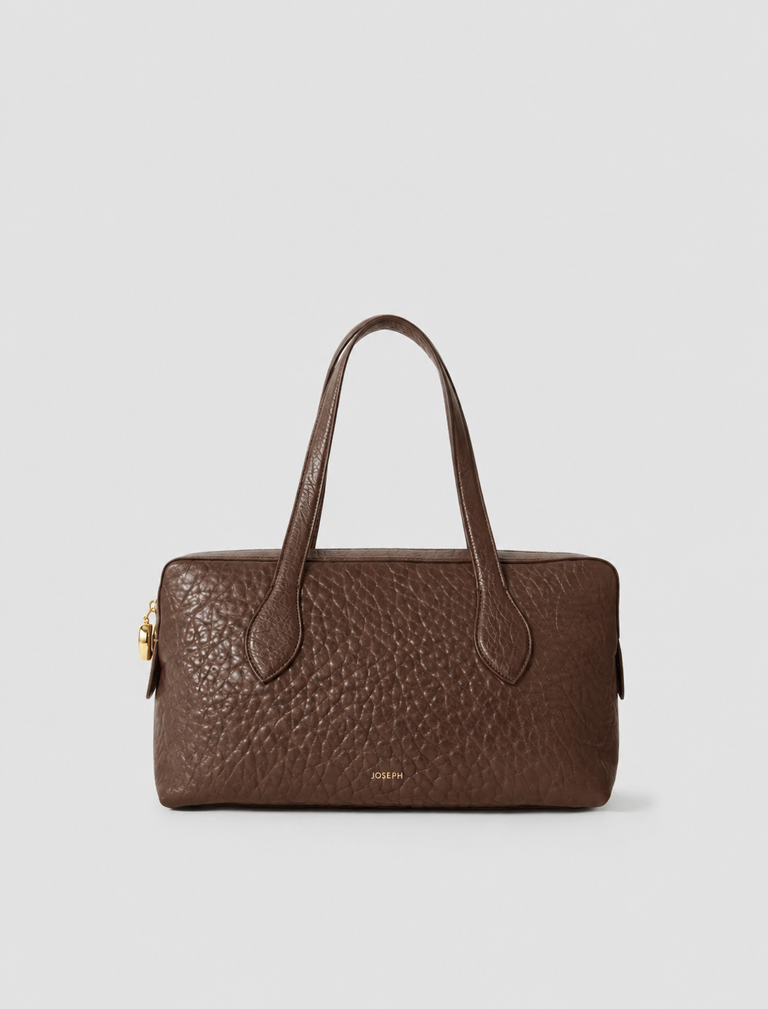 Loaf Pebble Leather Bag Chocolate