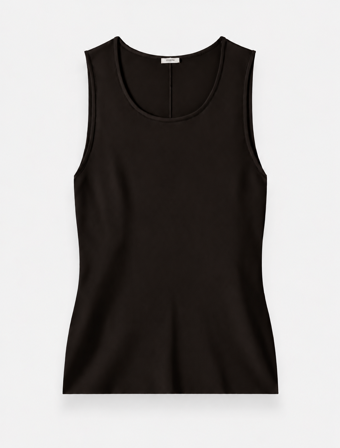 Rana Sleeveless Silk Blend Knit Brown