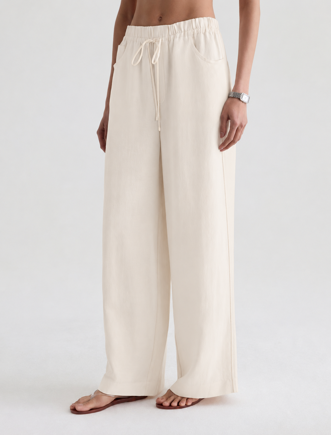 Century Cinched Champagne Pant