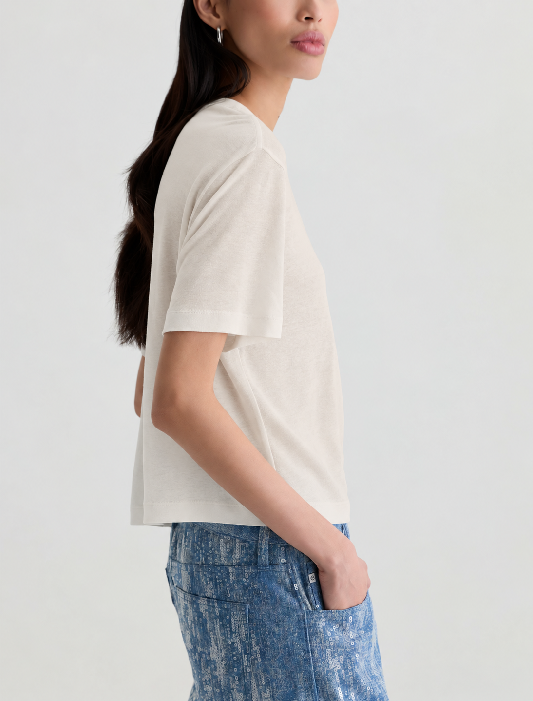Charli Crew Powder Tshirt