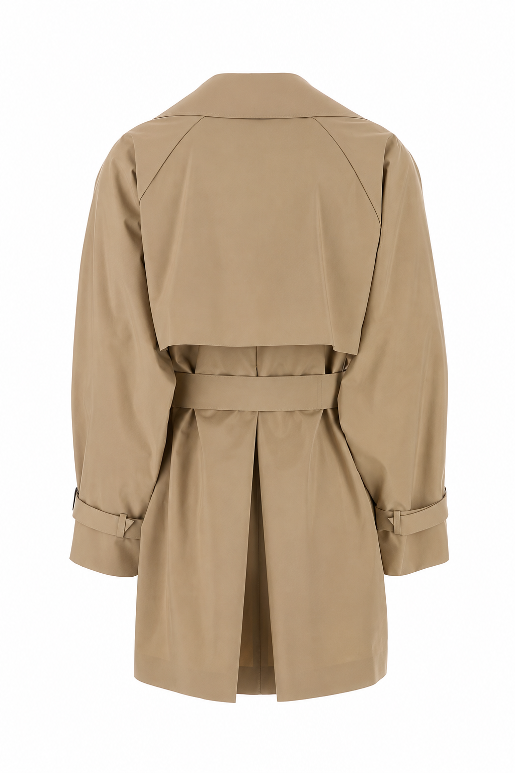 Ovatta Beige Short Trench