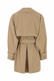 Ovatta Beige Short Trench