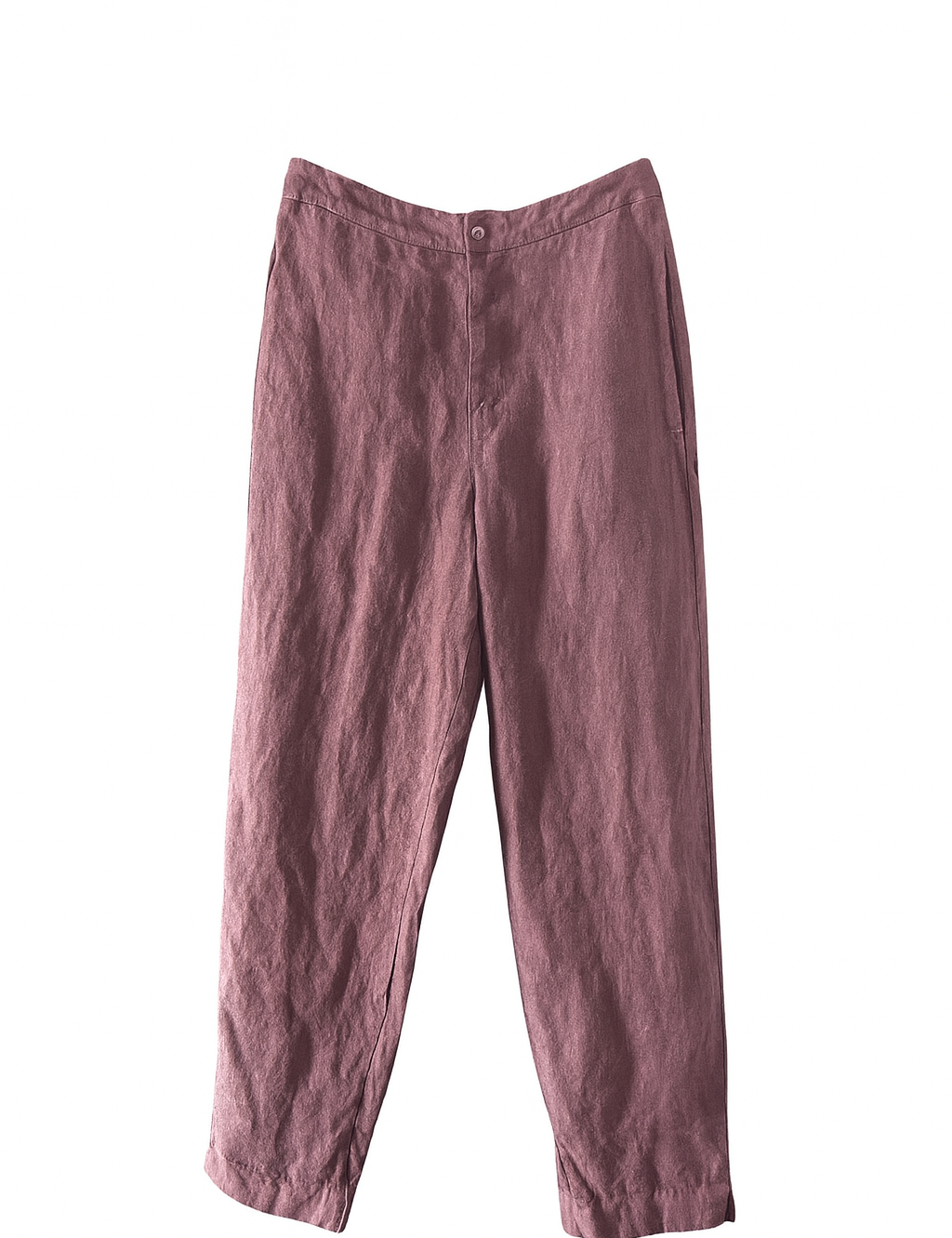 Linen slim pant