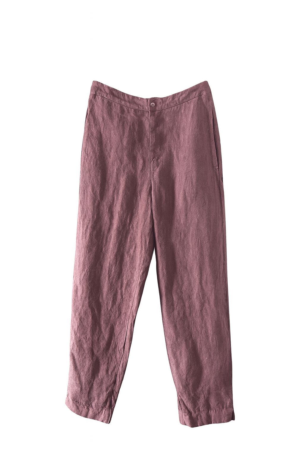 Linen slim pant