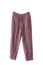 Linen slim pant