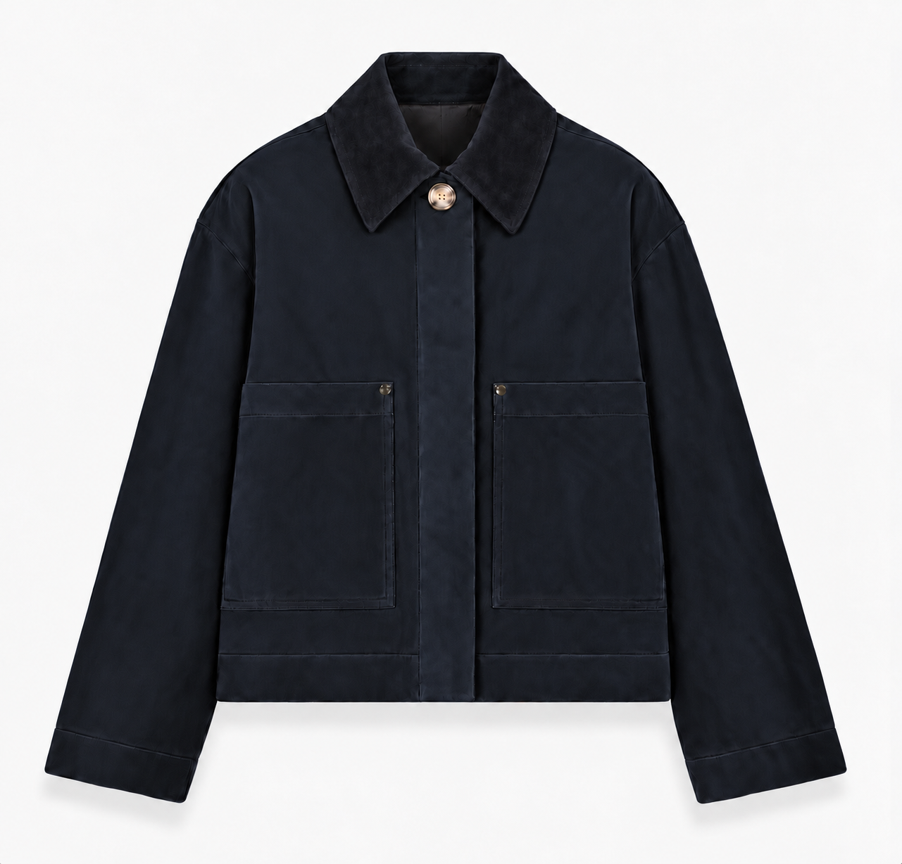 Aitna Cotton Jacket Dark Navy