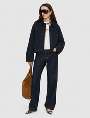 Aitna Cotton Jacket Dark Navy