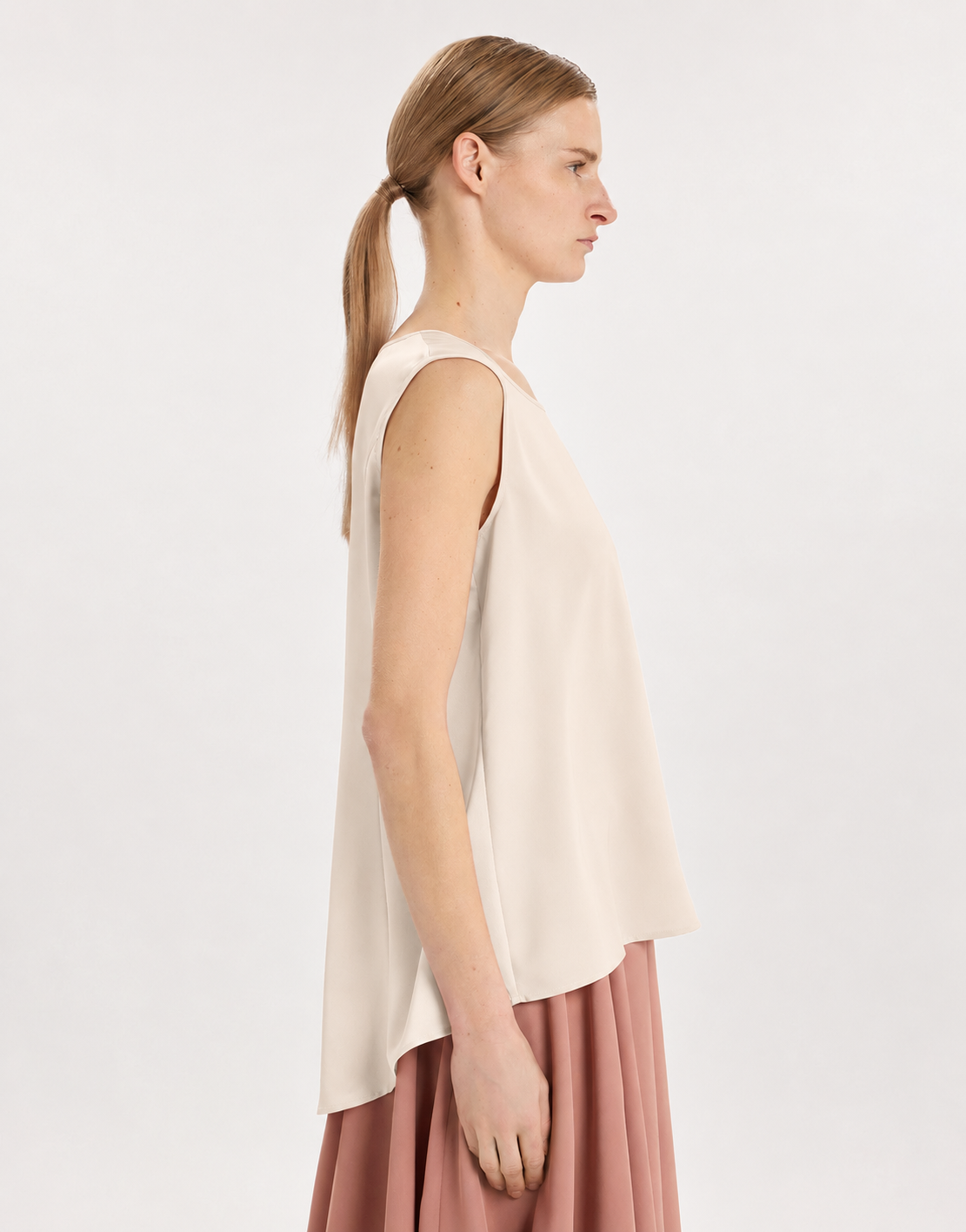 Cue Ivory Sleeveless Top