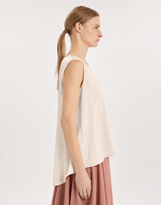 Cue Ivory Sleeveless Top